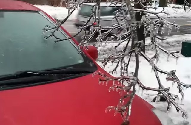 Efectul "freezing rain" in Romania