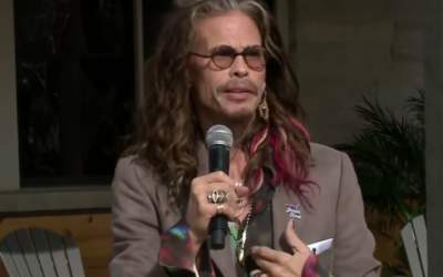 Steven Tyler, solistul trupei...