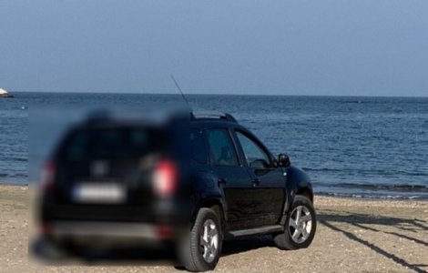 Amenda uriasa primita de o femeie care a intrat cu masina pe o plaja din Constanta