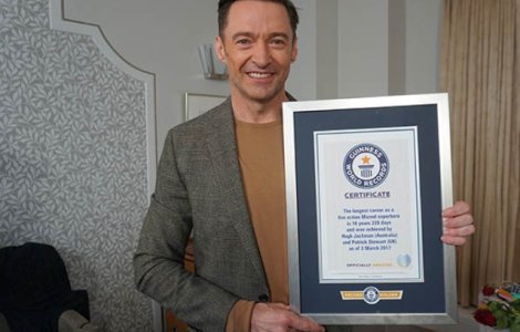 Hugh Jackman si Patrick Stewart vor intra in Cartea Recordurilor