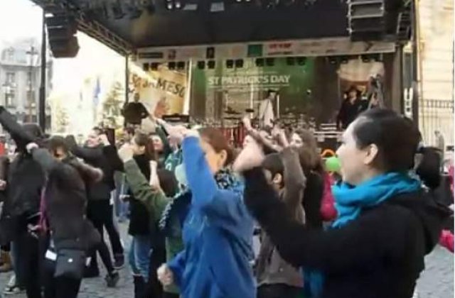 [VIDEO] Flash-mob in centrul Capitalei