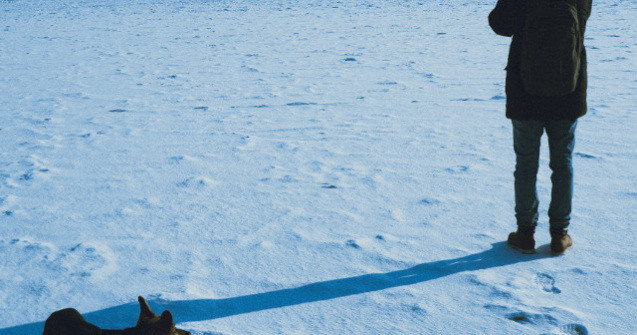 Un barbat si cainele sau, care au ramas blocati timp de 5 zile in zapada, au supravietuit doar cu sos pentru taco