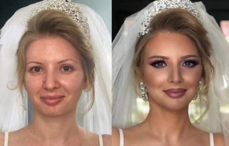 Transformari uimitoare: femei fotografiate inainte si dupa nunta lor