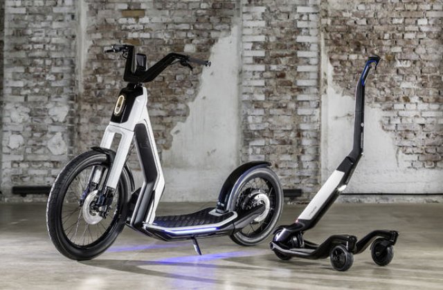 Alternative la utilizarea masinii in oras: Volkswagen prezinta doua concepte de scutere electrice