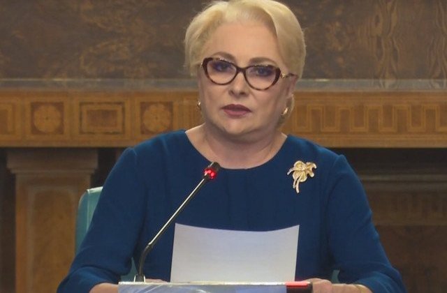 Dancila: Ca prima femeie prim-ministru al Romaniei, inteleg imensa responsabilitate pe care o am fata de cetateni