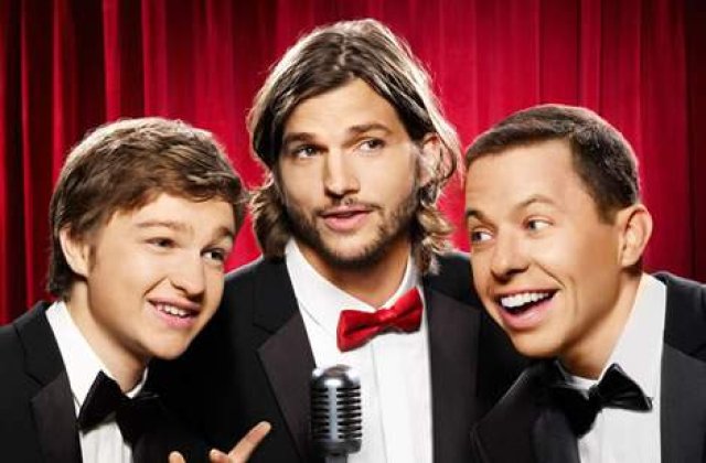 Ashton Kutcher mai "prinde" doua sezoane cu "Doi Barbati si Jumatate"