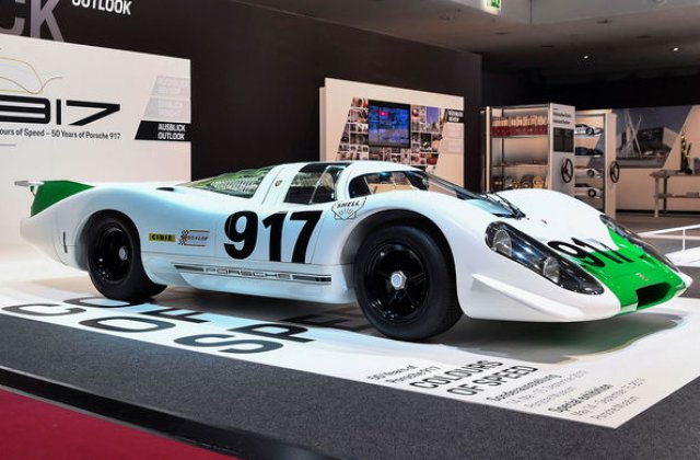 50 de ani de la debutul lui Porsche 917: nemtii marcheaza momentul cu o expozitie speciala in cadrul Muzeului Porsche