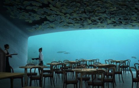 Primul restaurant subacvatic din Europa, deschis in Norvegia