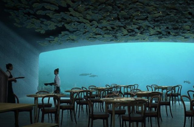 Primul restaurant subacvatic din Europa, deschis in Norvegia