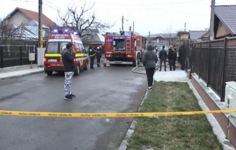 Un barbat din Piatra Neamt si-a ucis fiul si fosta soacra, apoi a incendiat locuinta in care traiau