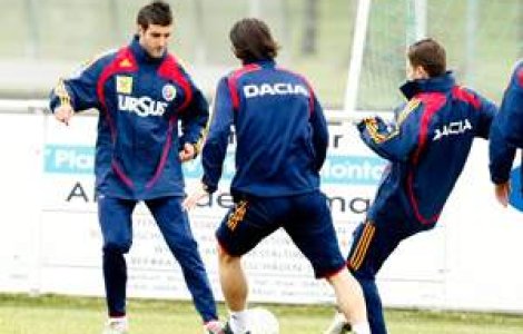 Nationala Romaniei a efectuat antrenamentul oficial inaintea meciului cu Austria