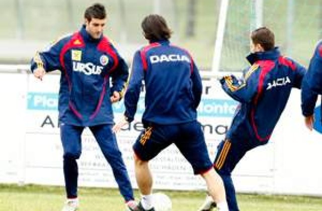Nationala Romaniei a efectuat antrenamentul oficial inaintea meciului cu Austria