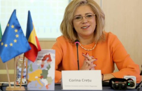 Corina Cretu aproba fonduri europene de aproape 2 miliarde de euro pentru infrastructura din Romania