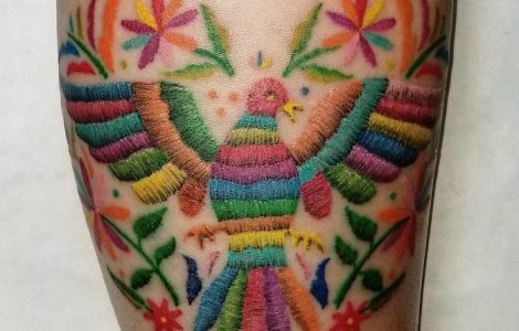  Top  Desenele-broderie, noul trend in materie de tatuaje. 10+ modele deosebite