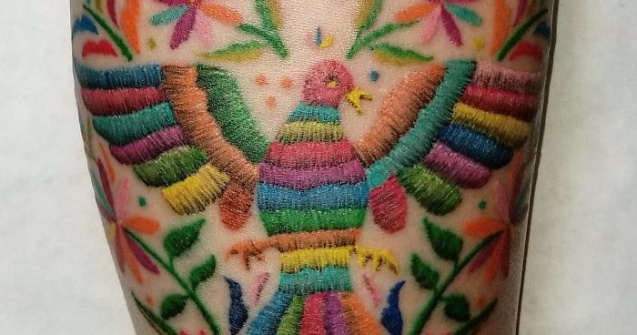  Top  Desenele-broderie, noul trend in materie de tatuaje. 10+ modele deosebite