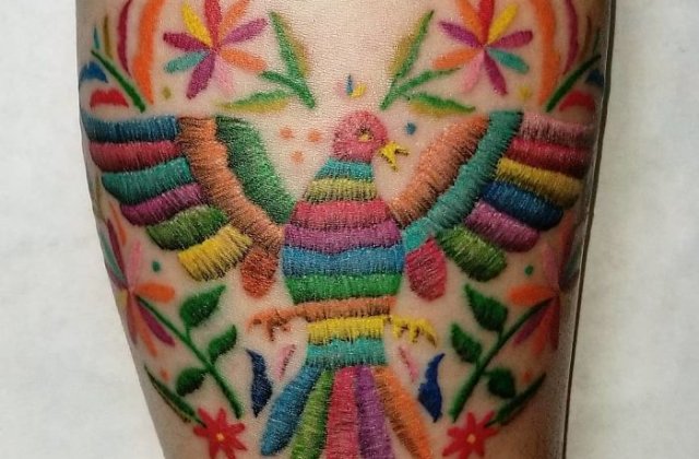 Desenele-broderie, noul trend in materie de tatuaje. 10+ modele deosebite