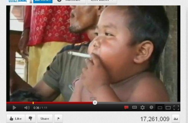 [VIDEO] Pustiul care fuma de la 4 ani S-A LASAT de tigari