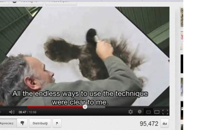 [VIDEO] Artistul ce picteaza cu FOCUL