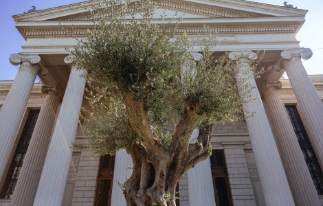 Corul National Madrigal a transformat Parcul Ateneului Roman intr-o replica a Gradinii Ghetsimani pentru Concertul extraordinar de Paste