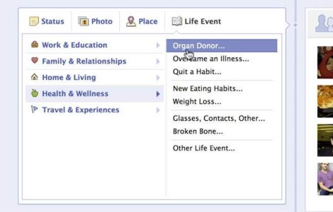 Facebook te va intreba daca vrei sa-ti DONEZI ORGANELE