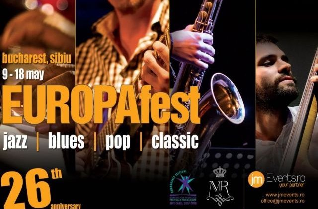 EUROPAfest 26 debuteaza pe 9 mai. Zece zile de jazz, blues, pop si clasic