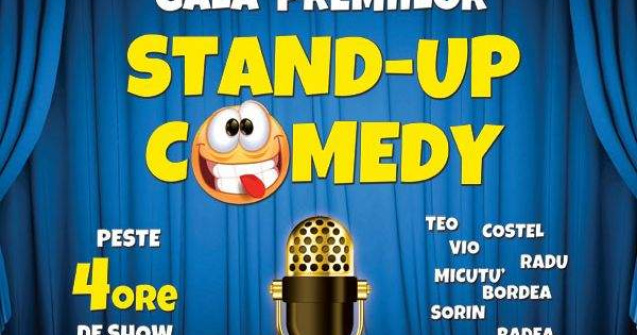 Cei mai buni comici stand-up se premiaza pe 18 mai