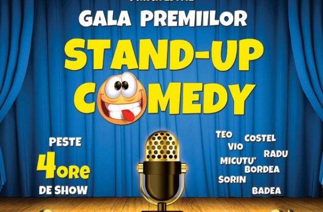 Cei mai buni comici stand-up se premiaza pe 18 mai