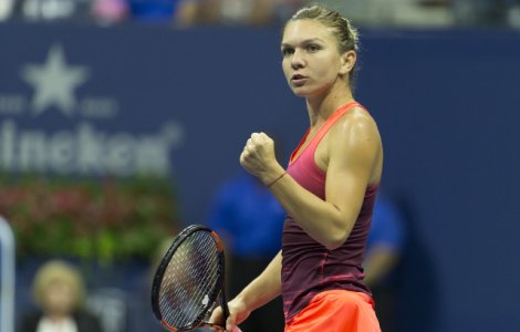 Simona Halep s-a calificat in optimi la Madrid, dupa ce a invins-o pe Konta