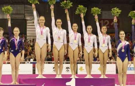  Video  Aur pentru echipa Romaniei la Campionatele Europene de Gimnastica
