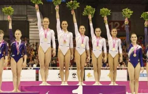  Video  Aur pentru echipa Romaniei la Campionatele Europene de Gimnastica