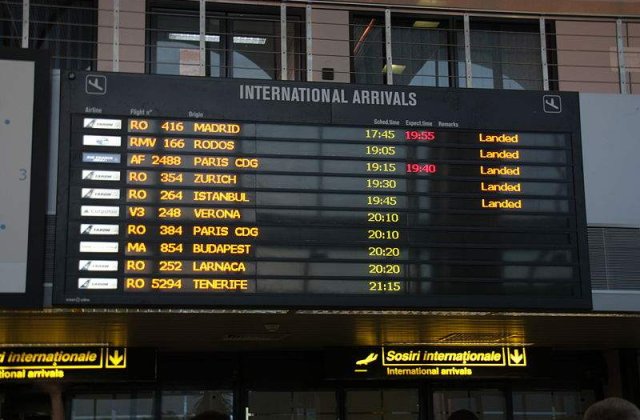 Aeroportul Otopeni, pe locul 58 in Europa dupa numarul de pasageri