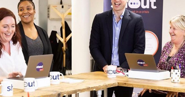 Ducii de Cambridge si de Sussex au lansat un serviciu prin SMS pentru persoanele care sufera de probleme de sanatate mintala