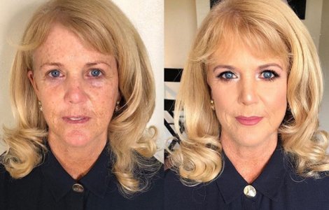  Top  Nu subestima puterea machiajului. 10+ imagini (noi) cu femei inainte si dupa "metamorfoza" prin make-up