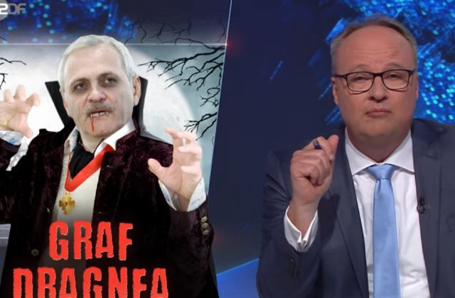 Liviu Dragnea, prezentat parodic ca un vampir corupt, la televiziunea publica din Germania/ VIDEO