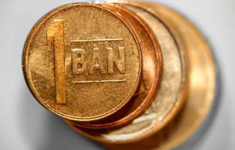 Leul incheie sedinta in apropiere de 4,16 lei/euro, dupa o depreciere abrupta