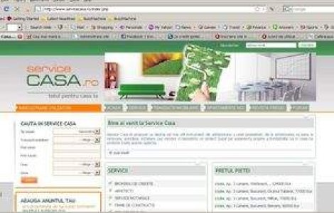 Investitie de 20.000 de euro in primul web site romanesc ce reuneste toate serviciile pentru casa