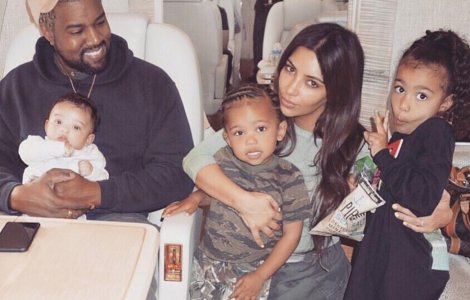 Numele neobisnuit pe care Kim Kardashian si Kanye West l-au ales pentru cel de-al patrulea copil al lor