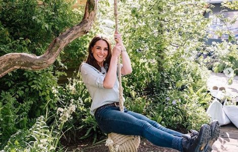Kate Middleton a creat designul unei gradini prezentate in cadrul Chelsea Flower Show/ FOTO