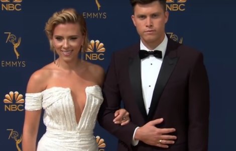 Scarlett Johansson si Colin Jost s-au logodit dupa doi ani de relatie