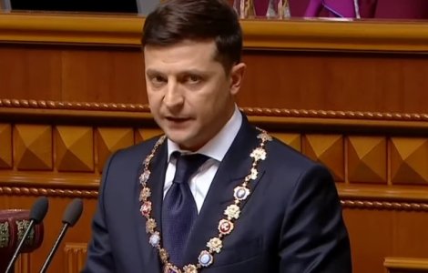 Noul presedinte al Ucrainei anunta dizolvarea parlamentului si alegeri anticipate