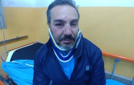 Presedintele USR Mehedinti, batut in timp ce impartea pliante: Violenta este ultimul refugiu al incompetentilor si al hotilor