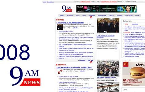 De la revista presei la continut propriu (2008)