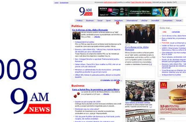De la revista presei la continut propriu (2008)