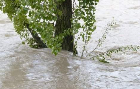 Cod portocaliu de inundatii pe rauri din 19 judete, pana luni la miezul noptii