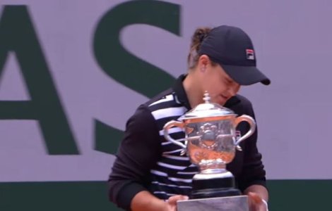 Ashleigh Barty a castigat turneul de la Roland Garros/ VIDEO