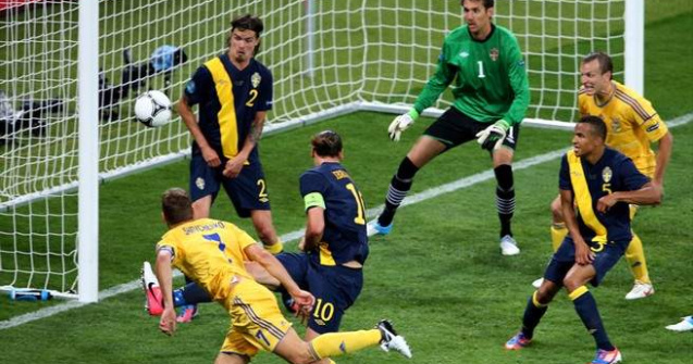 Euro 2012: Ucraina a invins Suedia