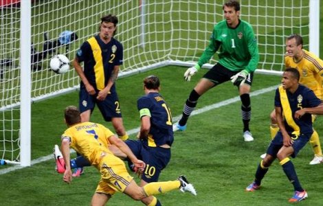 Euro 2012: Ucraina a invins Suedia