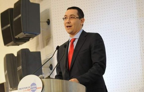 Ponta propune separarea atributiilor presedintelui si premierului