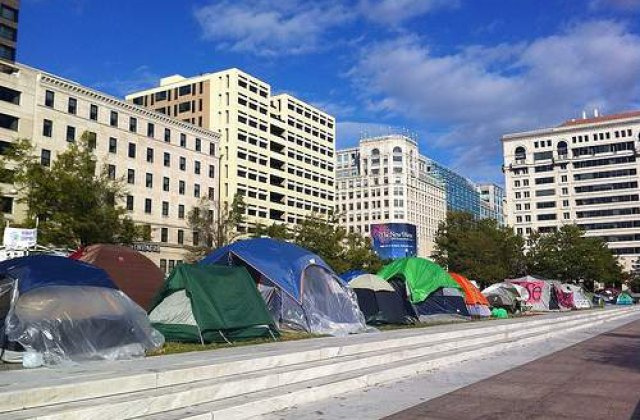 S-au strans ultimele corturi ale Occupy DC