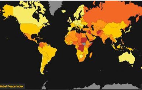 Romania se afla printre cele mai pasnice tari din lume